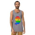 Ghost LGBTQ Men’s premium tank top - Image 21
