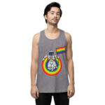 Astronaut For LGBTBQ Men’s premium tank top - Image 42