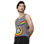 Astronaut For LGBTBQ Men’s premium tank top - Image 45
