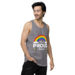 Play It Proud Men’s premium tank top - Image 45