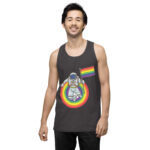 Astronaut For LGBTBQ Men’s premium tank top - Image 23