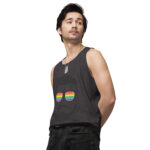 Beared LGBTQ Men’s premium tank top - Image 25