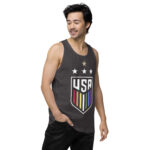 One Nation One Team LGBTQ Men’s premium tank top - Image 19