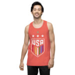 One Nation One Team LGBTQ Men’s premium tank top - Image 33