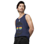 Beared LGBTQ Men’s premium tank top - Image 30