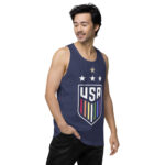 One Nation One Team LGBTQ Men’s premium tank top - Image 24