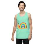 Snell LGBTQ Men’s premium tank top - Image 56