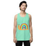 Snell LGBTQ Men’s premium tank top - Image 55