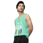 One Nation One Team LGBTQ Men’s premium tank top - Image 54