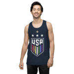 One Nation One Team LGBTQ Men’s premium tank top - Image 13