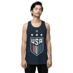 One Nation One Team LGBTQ Men’s premium tank top - Image 12