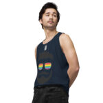 Beared LGBTQ Men’s premium tank top - Image 20