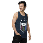 One Nation One Team LGBTQ Men’s premium tank top - Image 14