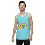 Snell LGBTQ Men’s premium tank top - Image 51