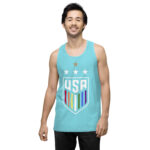 One Nation One Team LGBTQ Men’s premium tank top - Image 48