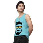 Beared LGBTQ Men’s premium tank top - Image 55