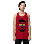 Beared LGBTQ Men’s premium tank top - Image 12