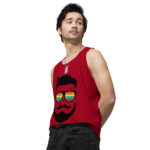 Beared LGBTQ Men’s premium tank top - Image 15