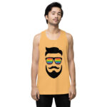 Beared LGBTQ Men’s premium tank top - Image 47