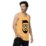 Beared LGBTQ Men’s premium tank top - Image 49