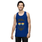 Beared LGBTQ Men’s premium tank top - Image 8