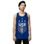 One Nation One Team LGBTQ Men’s premium tank top - Image 2