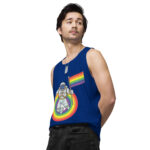Astronaut For LGBTBQ Men’s premium tank top - Image 10
