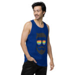 Beared LGBTQ Men’s premium tank top - Image 9