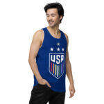 One Nation One Team LGBTQ Men’s premium tank top - Image 4