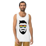 Beared LGBTQ Men’s premium tank top - Image 2