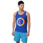Captain Supports LGBTQ Unisex Tank Top - Image 7