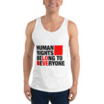 Love Belong Everyone LGBTQ Unisex Tank Top - Image 4