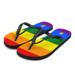 Rainbow LGBTQ Flip-Flops - Image 4