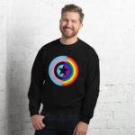 Captain Supports LGBTQ Unisex Sweatshirt - Image 12