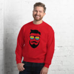 Beared LGBTQ Unisex Sweatshirt - Image 8