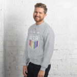 USA Pride LGBTQ Unisex Sweatshirt - Image 34