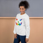 Skeleton Gay Pride LGBTQ Unisex Sweatshirt - Image 3