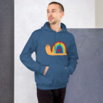 Snail LGBTQ Unisex Hoodie - Image 20
