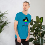 Be Yourself LGBTQ Funny Rainbow Bee Short-Sleeve Unisex T-Shirt - Image 29