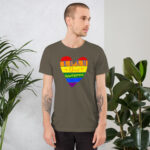 Born this Awesome LGBTQ Short-Sleeve Unisex T-Shirt - Image 30