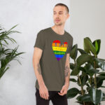 Born this Awesome LGBTQ Short-Sleeve Unisex T-Shirt - Image 31