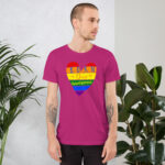 Born this Awesome LGBTQ Short-Sleeve Unisex T-Shirt - Image 26