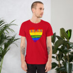 Born this Awesome LGBTQ Short-Sleeve Unisex T-Shirt - Image 18