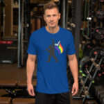 Big Foot with LGBTQ Flag Short-Sleeve Unisex T-Shirt - Image 10