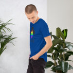 Be Yourself LGBTQ Funny Rainbow Bee Short-Sleeve Unisex T-Shirt - Image 18