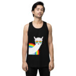 Kawaii Rainbow Men’s premium tank top - Image 7