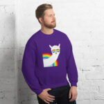 Kawaii Rainbow Unisex Sweatshirt - Image 2